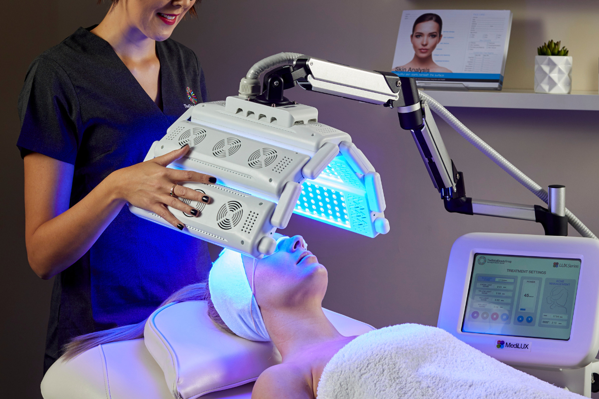 LED Light Therapy for skin rejuvenation
